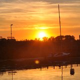 Solnedgång i Heiligenhafen