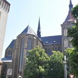 Kyrka (en av alla vi hittade) i Rostock..